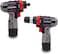 Makute P2-DC01-2B 12V Cordless Drill &amp; Screwdriver Set, 23Nm Torque, 450&ndash;1450RPM, 8-10mm Chuck, 6.3mm Hex Driver, 60min Fast Charge