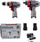 Makute P2-DC01-2B 12V Cordless Drill &amp; Screwdriver Set, 23Nm Torque, 450&ndash;1450RPM, 8-10mm Chuck, 6.3mm Hex Driver, 60min Fast Charge