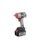 Makute 20V Cordless Brushless Impact Wrench, 380N.m Torque, 1/2" Drive, Variable Speed 0-2200 RPM, 2 Batteries &amp; Fast Charger, CCW121-380-2BL