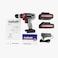 Makute 20V Cordless Drill Driver with 10mm Keyless Chuck, Dual Speed 0-350/0-1350 RPM, Variable Speed Control, Quick Charge Lithium Battery for Drilling &amp; Screwdriving CD227