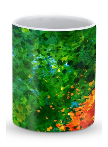 Premium Amazonjungle Designer Mug Green/Orange