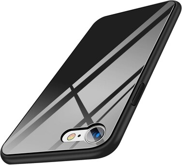 جراب Humixx Slim لهاتف iPhone 7/8 Plus، أسود مطفي، MF-CS-iPhone-7-BLACK-US