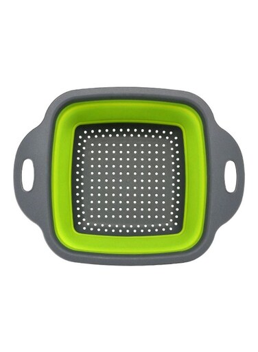 Vegetable Storage Basket Grey/Green 22x29cm