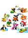 Azonee 10 Pack Animals Building Blocks, Party Favors for Kids, 30 Kinds of Animal Figures 720 PCS Building Blocks Toys Set, Building Sets Stem Toys for Birthday Party Gift,Goodie Bags, Prize
