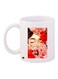 Girl Printed Coffee Mug White/Red/Brown 11ounce