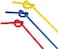 Plastic Straw &ndash; Artistic Mixed Color (1 Pack x 100 Pieces)   multicolor straws,bendable straws, flexible straws, stifflexible -pack flexiblestraws straway