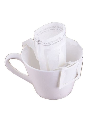 White Drip Coffee Bag 7.5x9cm - 50 Pieces