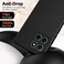 Muzz Case For Honor X8b Liquid Silicon Case, Soft Microfiber Lining Cushion Slim Shell Shockproof Protective Soft Gel Rubber Matte Finish Cover Camera Protection Case for Honor X8b (Black)