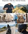 4K POV Thumb Action Camera Wearable Mini Body Camera Clip On Waterproof Hands-Free Body Cam Video Recorder for Ski Cycling Running Swimming Hiking Travel Vlogging