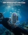 4K POV Thumb Action Camera Wearable Mini Body Camera Clip On Waterproof Hands-Free Body Cam Video Recorder for Ski Cycling Running Swimming Hiking Travel Vlogging
