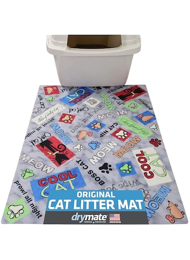 Drymate Litter Mat - [Clm2028Ycc] Anti Slip Mats For Dog &amp; Cat Bowls