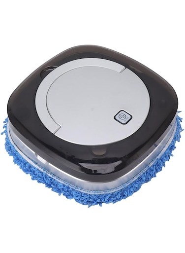 Cryfokt Mopping Robot, Automatic Robot Vacuum Cleaner with Mop Wet Scrubbing Floor Washing Robot Low Noise Automatic Cleaning Intelligent Steering Vacuum Robot for Hard Floor, Carpet