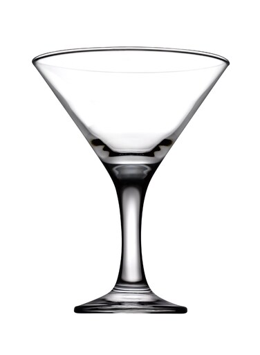 6-Piece Bistro Martini Glass Set 190 ml Clear
