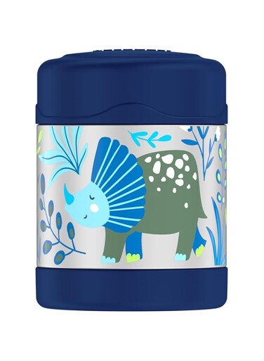 THERMOS FUNTAINER STAINLESS STEEL KIDS DINO JAR 290ML, F30022DK, INSULATED FOOD JAR, LUNCH BOX, STORAGE CONTAINER, THERMAL FLASK FOR TRAVEL