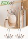 2-Pack 360&Acirc;&deg; Swivel Hoodie Hangers with 6 Cedar Balls, Closet Organizer for Bra, Scarves, Belts, Purse &amp; Accessories Storage, Space Saving Closet Organizers and Storage