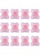 Balacoo 12Pcs Doggy Diapers Disposable Pet Diapers Super Absorbent Pee Liners with Tail Hole for Female Girl Puppies Cats (M)