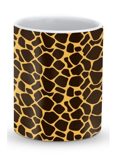 Premium Giraffe Skin Designer Mug Yellow/Brown