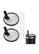 Pack 40 oz Replacement Stanley Quencher Flip Top Straw Cup Lids, Spill-Proof Reusable Stanley Cup Lids (Black)
