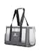 Allmart Pet Travel Carriers for Cats and Dogs Rabbits Hamster, Soft Sided Portable Cats Bags Small Dog Carrier, Zipper Lock Collapsible Cat Carrier Puppy Kittens Bag with Shoulder Strap (grey)
