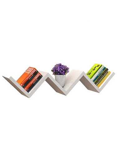 Nordic Creative Wall Shelves White 60x15x15centimeter