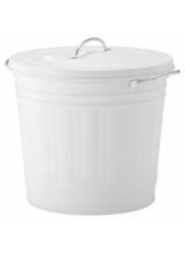 with lid white 16 l