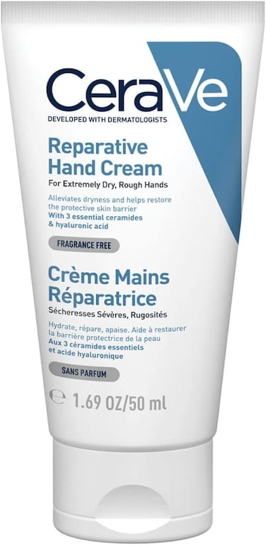 CeraVe Therapeutic Hand Cream For Dry Cracked Hands With Hyaluronic Acid 50ml