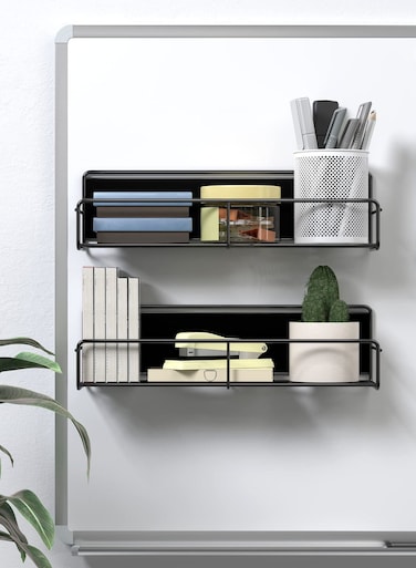 2 Pack Magnetic Spice Rack Organizer,Space Saver for Refrigerator and Microwave Oven,Magnetical Fridge Shelf for Jars,Utensils