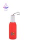 Cats Design Water Bottle 650 ML Red