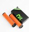 ROCKBROS Bike Handlebar Grips Double Lock-on Bicycle Handle Bar Grips Non-Slip Rubber Hand Grip for Road Urban Foldable Bike MTB BMX Scooter Orange