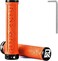ROCKBROS Bike Handlebar Grips Double Lock-on Bicycle Handle Bar Grips Non-Slip Rubber Hand Grip for Road Urban Foldable Bike MTB BMX Scooter Orange