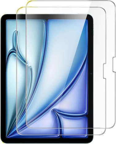 Screen Protector Compatible with Ipad Air 11-Inch (M2) 2024 [A2899/A2900/A2902],9H Hardness Tempered Glass Film, Ultra Resistant Anti-Fingerprints HD-Clear Tablet Film for Ipad Air 11 2024 (2 Pack)