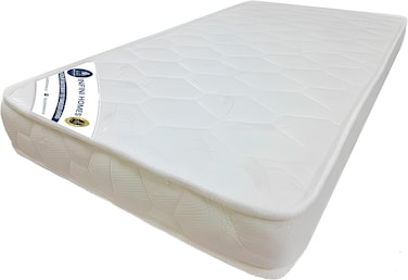 INFINI HOMES Kids Size High Density Foam White Flipable Toddler Mattress (70WX 130L X 6H)