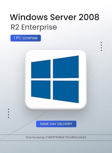 Microsoft Windows Server 2008 R2 Enterprise   1 Server Perpetual License   Digital License   SAME DAY DELIVERY