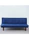 2 Seater   Caldo Sofa Bed   Foam Filling   Fabric Material   Blue 160x87x69cm