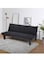 2 Seater   Caldo Sofa Bed   Foam Filling   Fabric Material   Blue 160x87x69cm