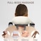 Fronnor Neck Massager with Heat Intelligent Wireless Portable Neck Shoulder Massager,2 Modes 2 Levels Deep Tissue Massager for Back Legs Muscles Pain Relief Women Men Gift-Home,Car,Office-Ergonomic
