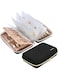 ProCase Large Travel Jewelry Organizer Case, Jewellry Home Storage Book Ring Binder with Clear Pockets for Presentation, Zippered Pouch Bag for Earrings Necklaces Bracelets -Black