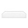 Continental Upholstered Bed Headboard with Elegant Floral Pattern, Padded Border and Decorative Panel Design, 180&ndash;200cm, White