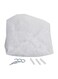 Hammock Net Stuffed Plush Organizer Storage Bag White