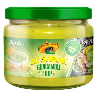 El Sabor Guacamole Style Dip, 300g