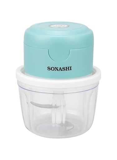 Sonashi SMC-15 Mini Chopper w/ 350ml Bowl, USB Charging, LED Indicator, Stainless Steel Blades   Home Appliances