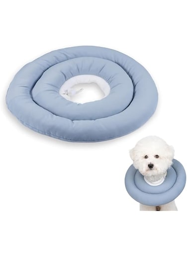 Aputue Cat Cone, Soft Dog Cone Collar After Surgery to Stop Licking Wounds After Surgery, Waterproof Comfortable Dog Recovery Cone Anti-bite Lick Wound Healing with Drawstring Design