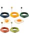 Silk Route - 5 Pcs Silicone Egg Rings,Two-Sided Non Stick Pancake Molds Fried Egg Cooking Rings Mold Ring Round with Handle for Fry Eggs Pancakes Reusable Fried Egg Mold, Round&amp;Square