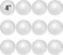 CRAFT MAGIC 12pcs Craft Foam Ball   4 inch   Rectangle Polystyrene Foam   Thermocol   Styrofoam   for Art Sculpting   Modeling   DIY Arts and Crafts   School office home