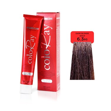Enercos Professional Coloray Ammonia free   Dark Blonde Gold  6.3  100 Ml