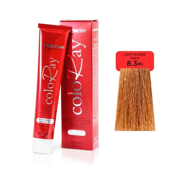 Enercos Professional Coloray Ammonia free   Light Blonde Gold 8.3   100 Ml