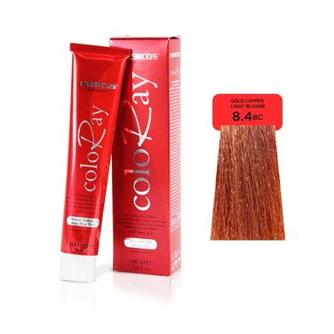 Enercos Professional Coloray Ammonia free   Gold Copper Light Blonde - 8.4   100 Ml