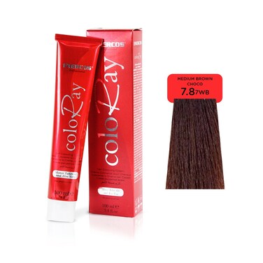 Enercos Professional Coloray Ammonia free   Medium Blonde Choco  7.8  100 Ml