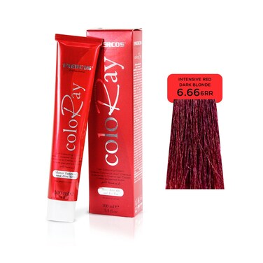 Enercos Professional Coloray Ammonia free   Intensive Red Dark Blonde 6.66   100 Ml