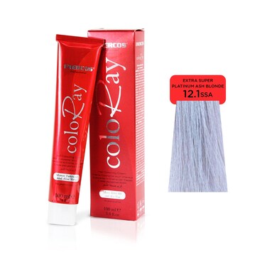 Enercos Professional Coloray Ammonia free   Extra Super Platinum Ash Blonde 12.1   100 Ml